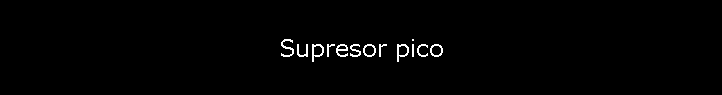 Supresor pico