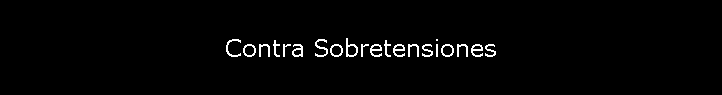 Contra Sobretensiones