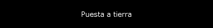Puesta a tierra